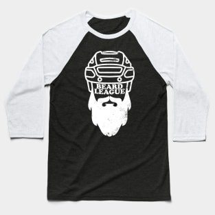 Beard League - Playoff Hockey (white version) Baseball T-Shirt